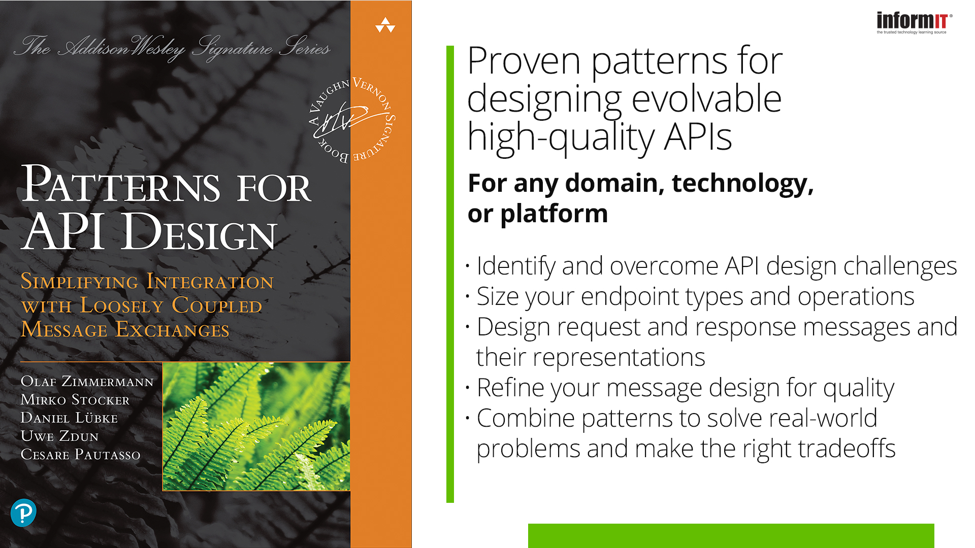 Patterns for API Design Cover and Highlights